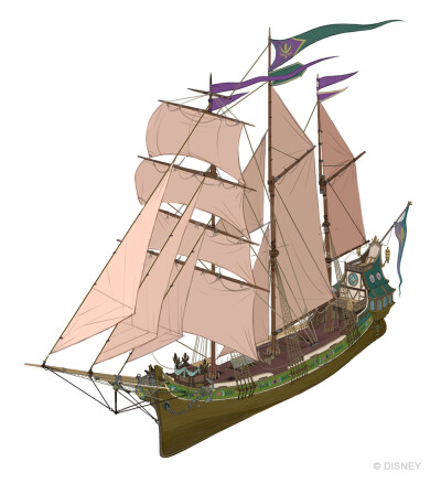 三桅帆船