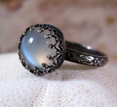 Antiqued Moonchild Ring by sparkfairy