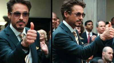 Robert Downey Jr Sunglasses In Iron Man 2