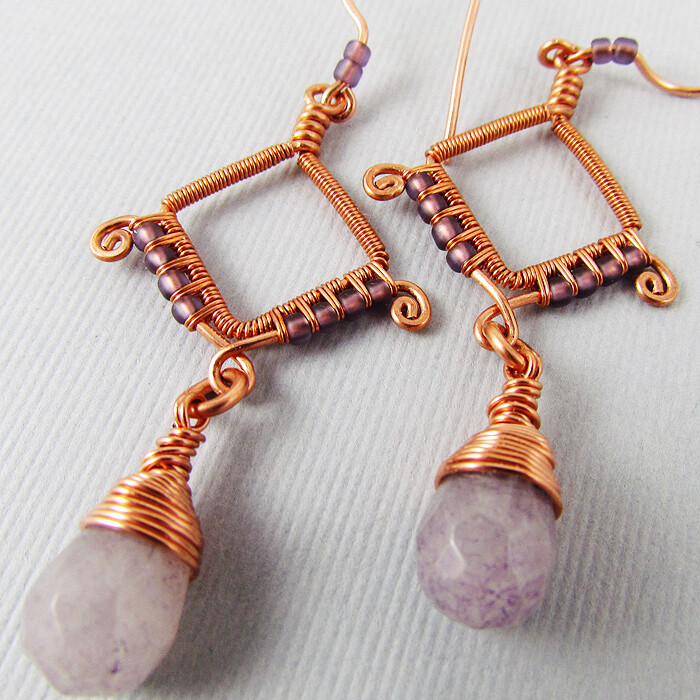 Copper and Purple Quartz by sylva