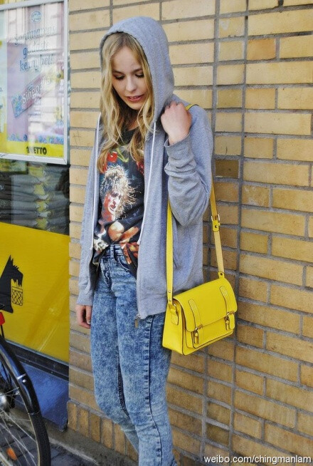 Hoodie old, vintage tshirt, jeans cheap monday, romwe bag, shoes Skopunkten.