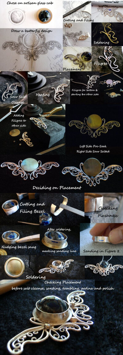 Butterfly Creature process by BOXCJewelry
