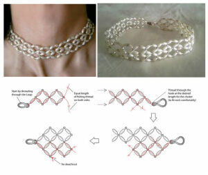 大米珍珠手链图案教程