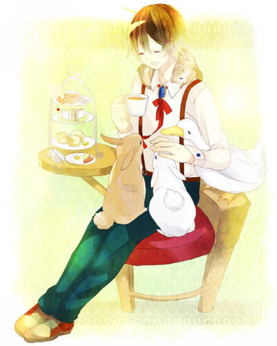 好唯美的人物插画唯美图片