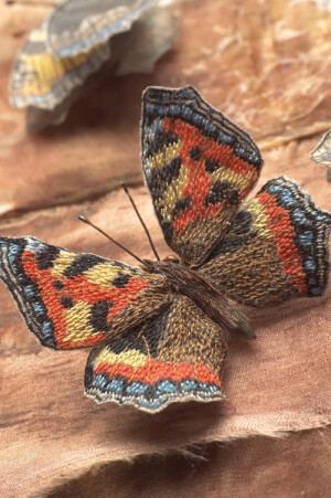 Small Tortoiseshell taken from Embroidered Butterflies