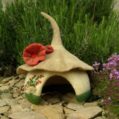 Felted Gnome Home