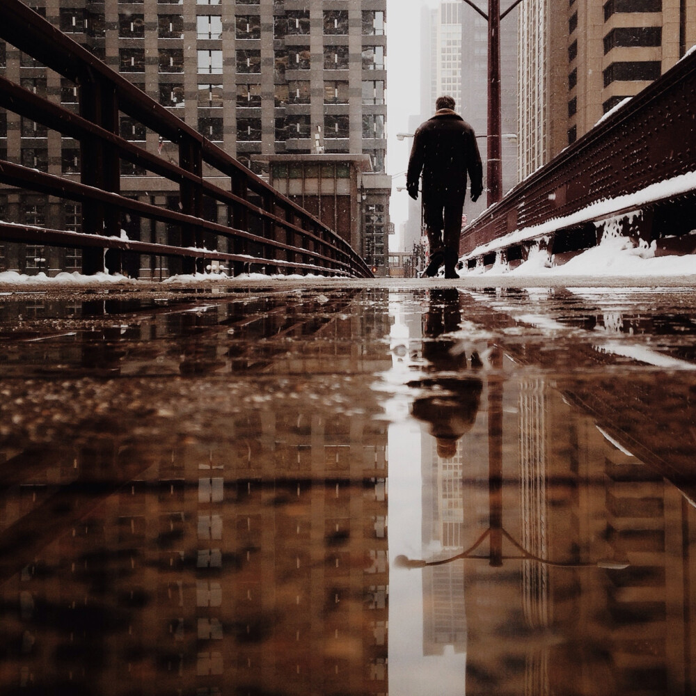 USA. Chicago. Dearborn St. Bridge. 2014. copyright Cocu