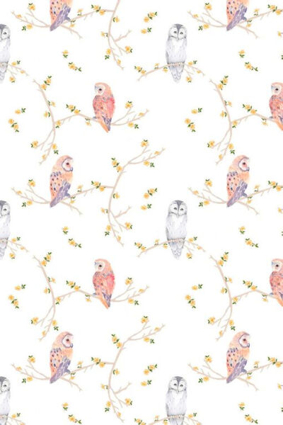 平铺素材 壁纸 手绘插画 背景