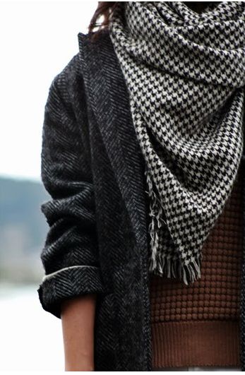 Houndstooth + tweed