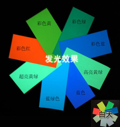 大连路明●8种样式夜光膜套装●开关贴墙贴●夜光贴纸●发光贴