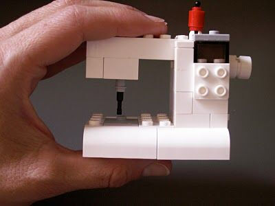 suchity such: LEGO sewing machine tutorial