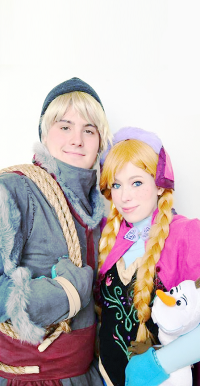 FROZEN : Kristoff and Anna by tangledinthread