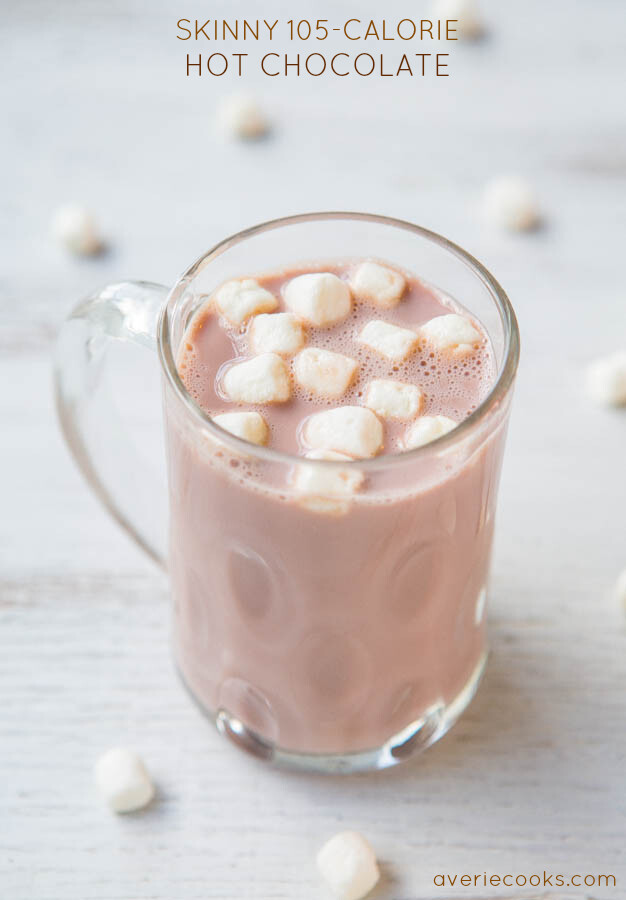 热可可 Skinny 105-Calorie Hot Chocolate - You won't miss the calories and fat in this chocolaty and creamy skinny treat!