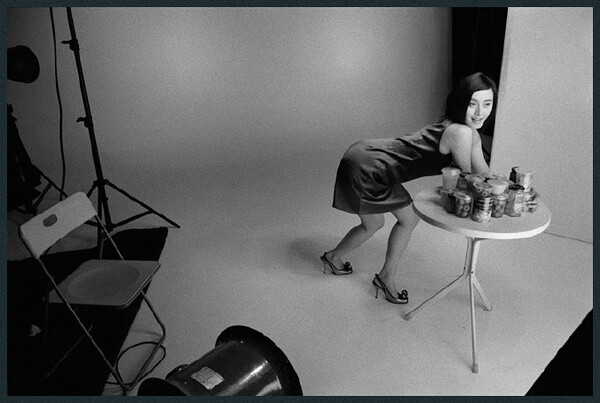 18/51 | Shanghai, China, 2009. Actress Fan Bing Bing poses during a photo shoot for a company which sells preserved fruit products and will use her image on their packaging and in print advertisements.