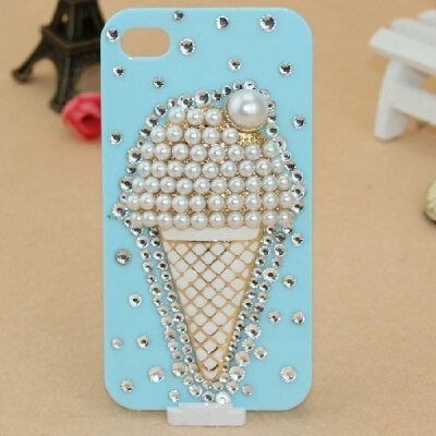 iphone4/4S珍珠冰激凌苹果手机保护壳