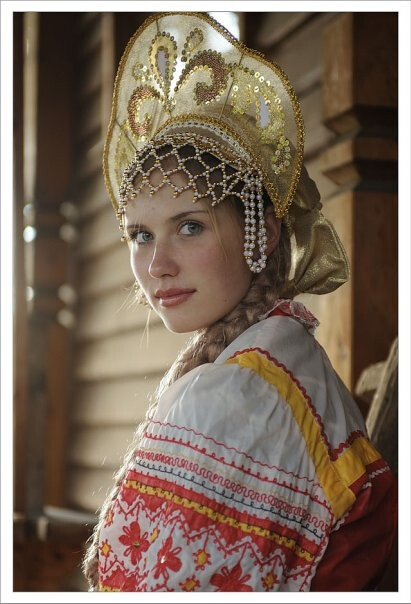 Russian, folk, kokoshnik