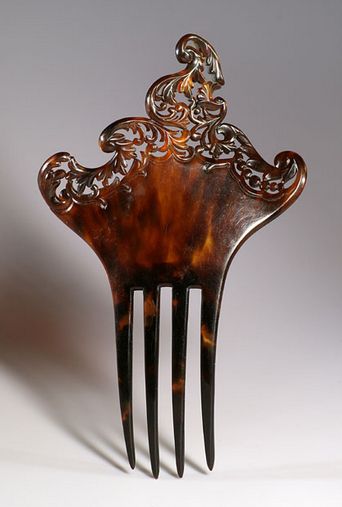 Tortoiseshell Victorian Comb