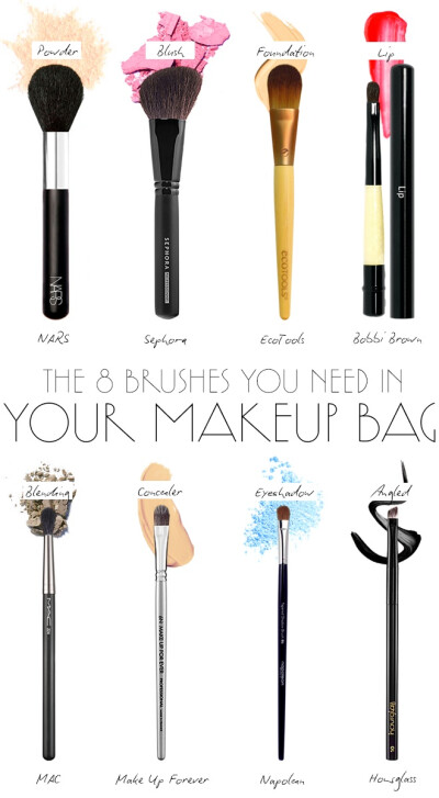 8 makeup brushes you need