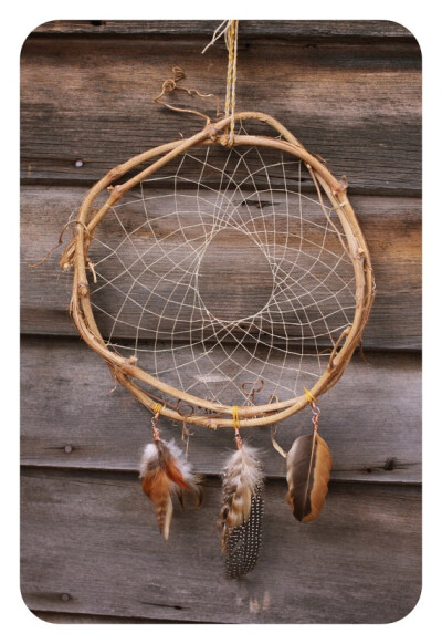 Grapevine Dream Catcher My Tribute to the by CircleofLifeLeather, $30.00