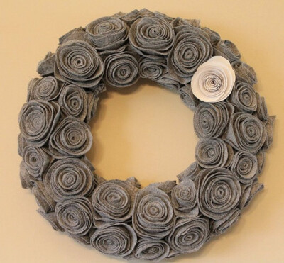 felt wreath