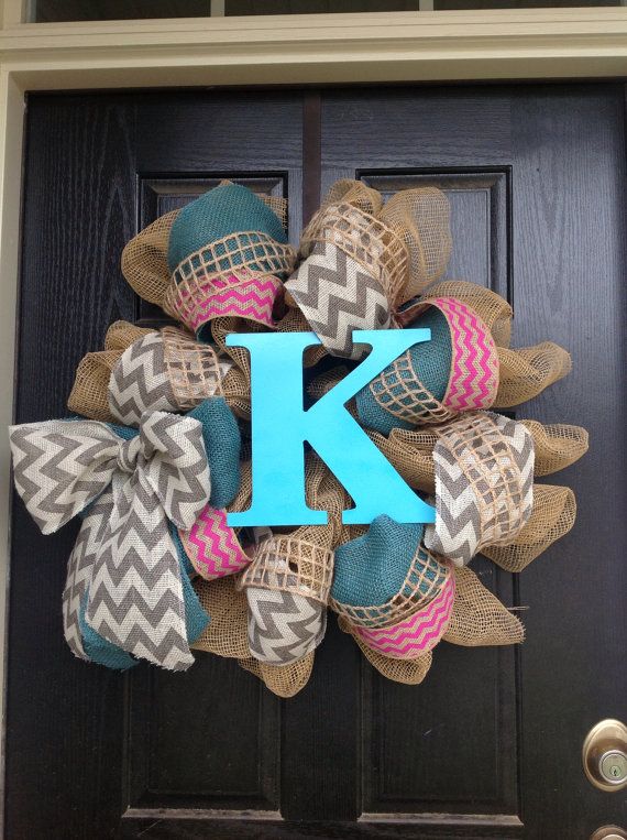 Burlap wreath