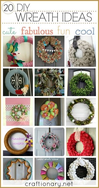 Make DIY WREATHS (20 Great Ideas)