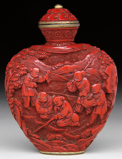 antique chinese snuff bottle