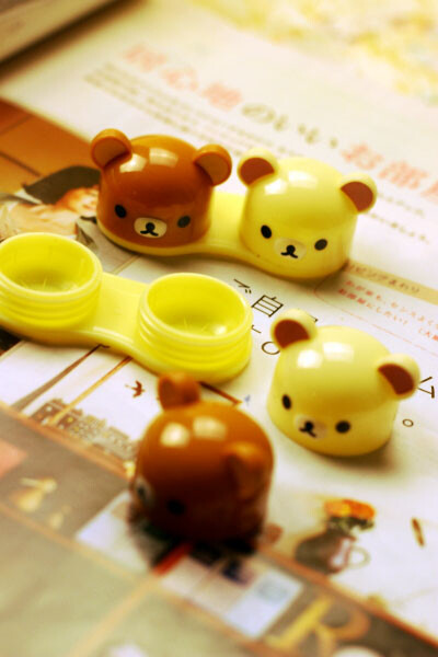 Rilakkuma 隐形眼镜伴侣盒（￥4.90）