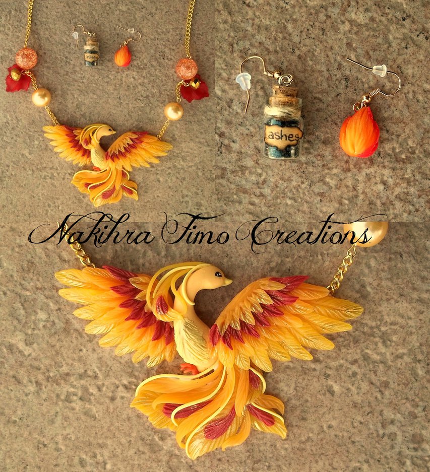 Phoenix Polymer Clay by Nakihra