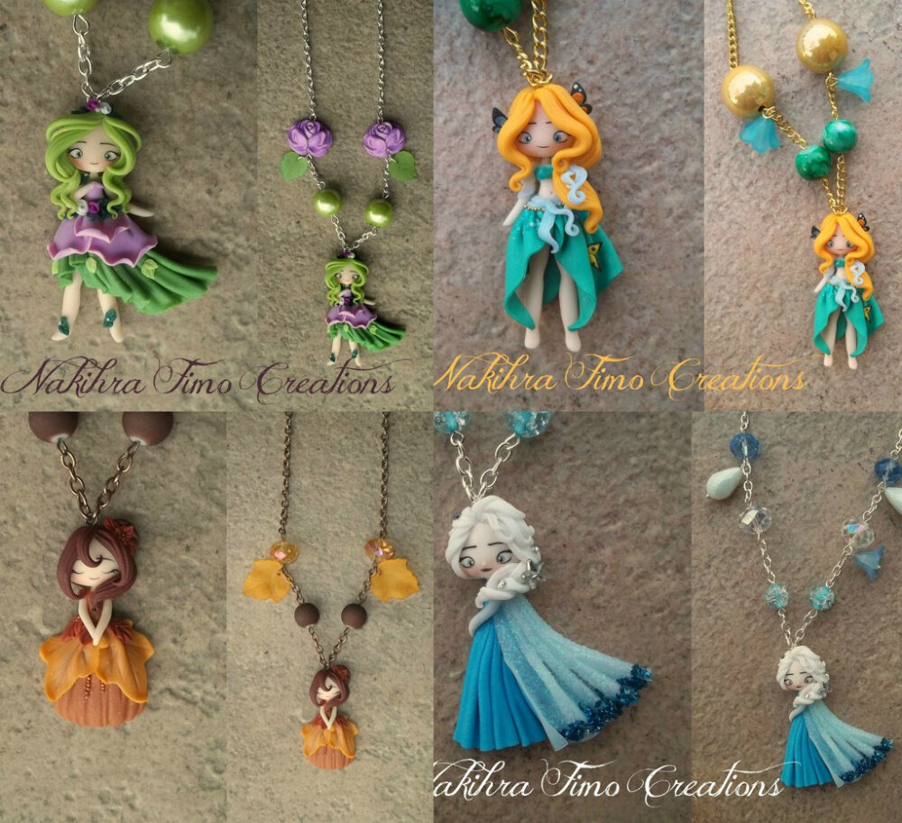 The Four Seasons Polymer Clay by Nakihra