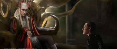 Audience with the king- Thranduil Loki crossover by duyeqing