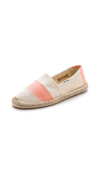 Soludos Barca Striped Espadrilles