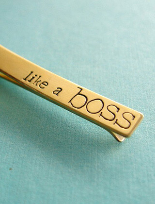 Like a boss 既可以做领带夹也可以做票夹 像老板一样做自己命运的主人