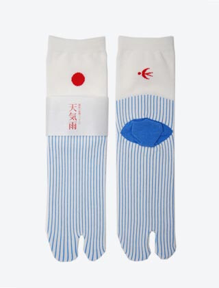 Kyototo 雨足系列两指袜 足上大人的新衣。