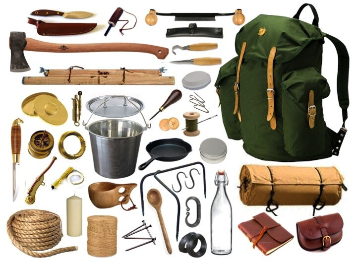 Vintage Bushcraft Kit.