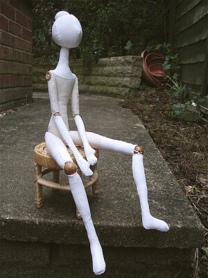 jointed cloth doll