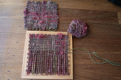 Handspun weaving - interesting