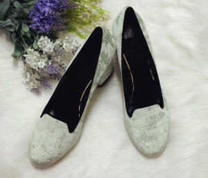 韩版圆头小清新单鞋