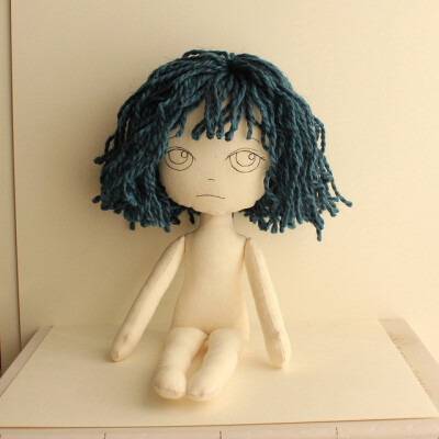 cloth doll by Gingermelon, via Flickr