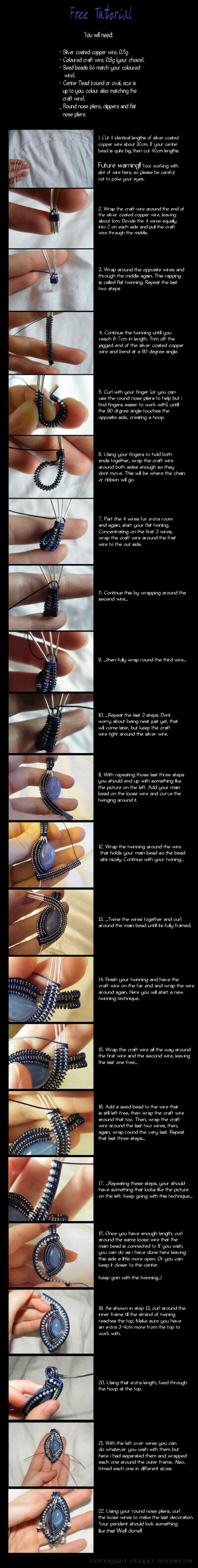 Free Jewellery Tutorial by cueKat