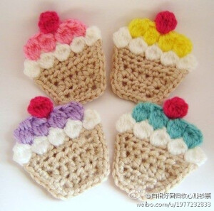 一根钩针，一团毛线的绚丽。。。@Sasa手工 ⑨