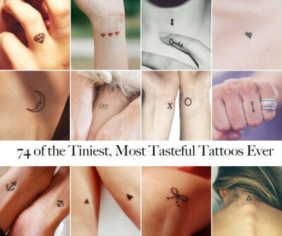 74 Of The Tiniest, Most Tasteful Tattoos Ever