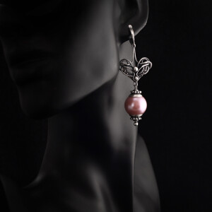 Marie Antoinette Bruyere - earrings 2 by AMARENOstyle