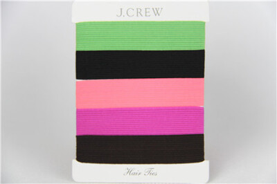 j.crew打结发圈皮筋Hair tie新款继承者们同款糖果色套装emi-jay