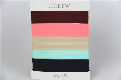 j.crew打结发圈皮筋Hair tie新款继承者们同款糖果色套装emi-jay