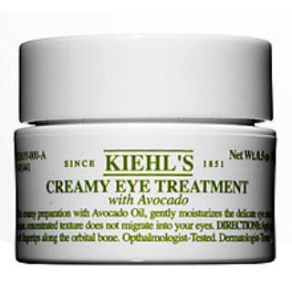 kiehl's的牛油果眼霜 买的30ml 快用死了 太多太多了 因为懒老忘记用 不过够滋润哦 秋冬用很爽 就是用手挖老会挖多 很容易化开 质地不算厚重