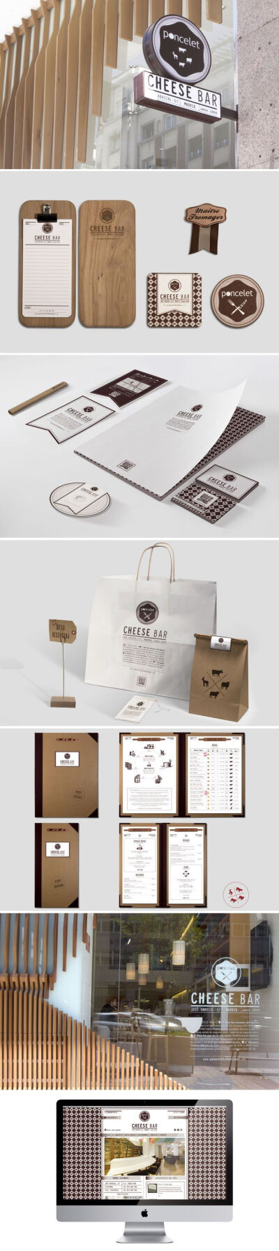 Poncelet Cheese Bar Branding | #stationary #corporate #design #corporatedesign #identity #branding #marketing &amp;lt; repinned by www.BlickeDeeler.de | Take a look at www.LogoGestaltung-Hamburg.de