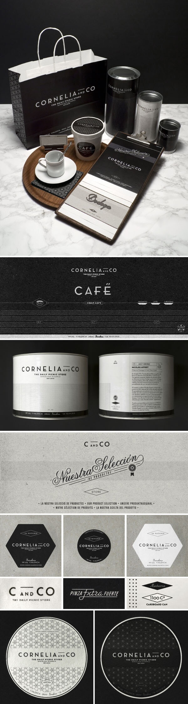 Brand and Package Design by Oriol Gil for Cornelia and Co. #stationary #corporate #design #corporatedesign #logo #identity &amp;lt; &amp;lt; repinned by www.BlickeDeeler.de | Follow us on www.facebook.com/BlickeDeeler