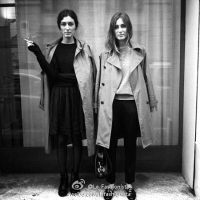 #Celeb# 时尚界最红的it girl姊妹花-GIORGIA &amp;amp; GIULIA TORDINI。