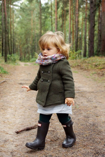 So Cute and Chic in her little jacket | Kids Fashion